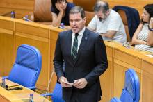 López Campos reitera no Parlamento que a Xunta garantirá que o novo programa da xustiza estea dispoñible en galego e castelán