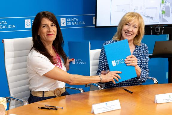 Imagen de la noticia:A Xunta colabora co concello de Trazo na humanización do núcleo de Merelle, que conta cun investimento de preto de 330.000 €