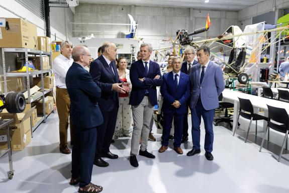 Imaxe da nova:Rueda reivindica en Ourense o liderado galego no sector aeroespacial co novo edificio da Escola de Enxeñería Aeronáutica