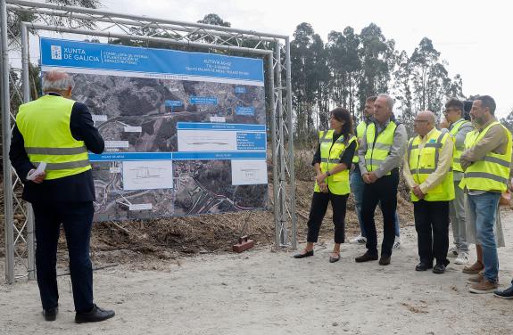 Imaxe da nova:A Xunta inicia as obras do novo treito da autovía Tui-A Guarda entre o enlace do polígono de Areas e a PO-350, nas que inviste case...