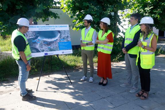 Imaxe da nova:A Xunta avanza na mellora da rede de saneamento de Cabanas para dar servizo a unha poboación de máis de 7.000 habitantes cun invest...