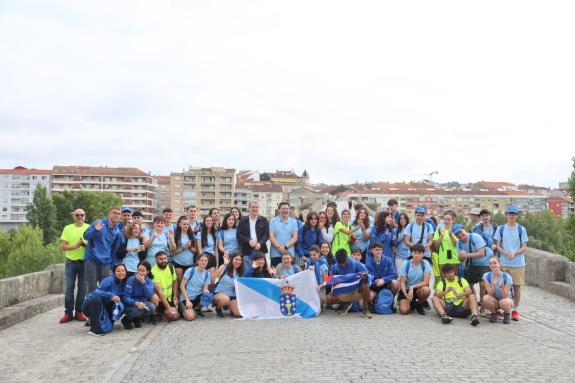 Imaxe da nova:A Xunta acompaña á mocidade galega do exterior no arranque da nova edición da experiencia ‘Conecta con Galicia no Camiño’