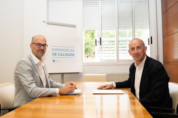 Imaxe da nova: Medio Rural reúnese co alcalde de Coristanco para tratar asuntos de interese co fin de impulsar o sector da pataca