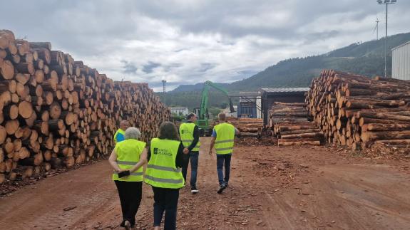 Imaxe da nova:A Xunta reforza o seu apoio aos serradoiros galegos