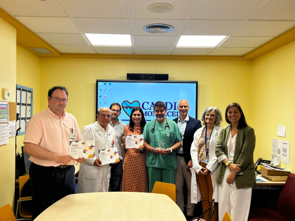 Imaxe da nova:O Servizo de Cardioloxía da área sanitaria de Pontevedra e O Salnés recibe un premio á excelencia operativa en xestión sanitaria