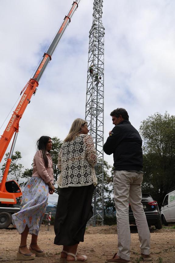 Imaxe da nova:A Xunta instala una nova torre de telecomunicacións en San Pedro de Mera para mellorar a cobertura móbil no rural de Lugo
