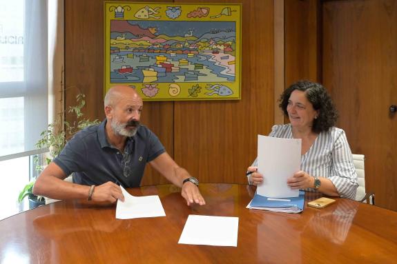 Imaxe da nova:Belén do Campo reafirma o compromiso da Xunta cos emprendedores e coa xeración de emprego nun encontro co presidente de Ascega