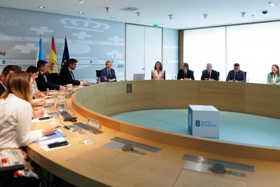 Imaxe da nova:Referencia do Consello extraordinario da Xunta celebrado hoxe en San Caetano