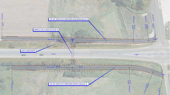 Imaxe da nova:A Xunta manterá a glorieta de Ledoño, en Culleredo, ata que estea executada a actuación do  paso inferior na AC-523