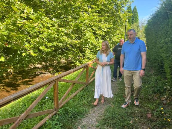 Imaxe da nova:A Xunta apoia ao Concello de Ordes con preto de 60.000 euros para mellorar o sendeiro do rego de Mercurín