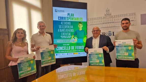 Imaxe da nova:O Plan Corresponsables da Xunta financia as actividades de animación sociodeportiva que a federación galega de fútbol promove en Fe...