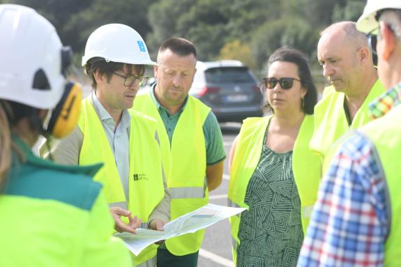 Imaxe da nova:A Xunta inicia a obra de transformación da glorieta da estrada AC-546 en Negreira, que permitirá a mellora da seguridade viaria no ...