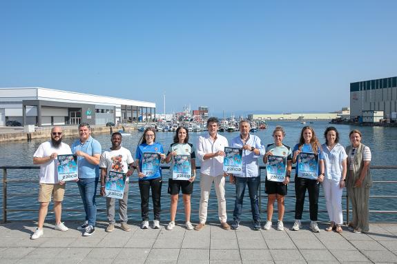 Imaxe da nova:A Xunta patrocina o partido de presentación do equipo feminino do Burela FS ante a súa afección