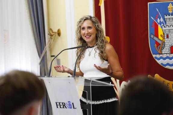Imagen de la noticia:La delegada de la Xunta en Ferrol participa en la clausura del taller de empleo ‘Lavadoiros Ferrol 1’  que formó a alumnos e...