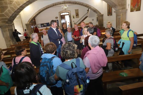 Imaxe da nova:López Campos anuncia o inicio en outubro das actuacións na igrexa de San Pedro de Melide