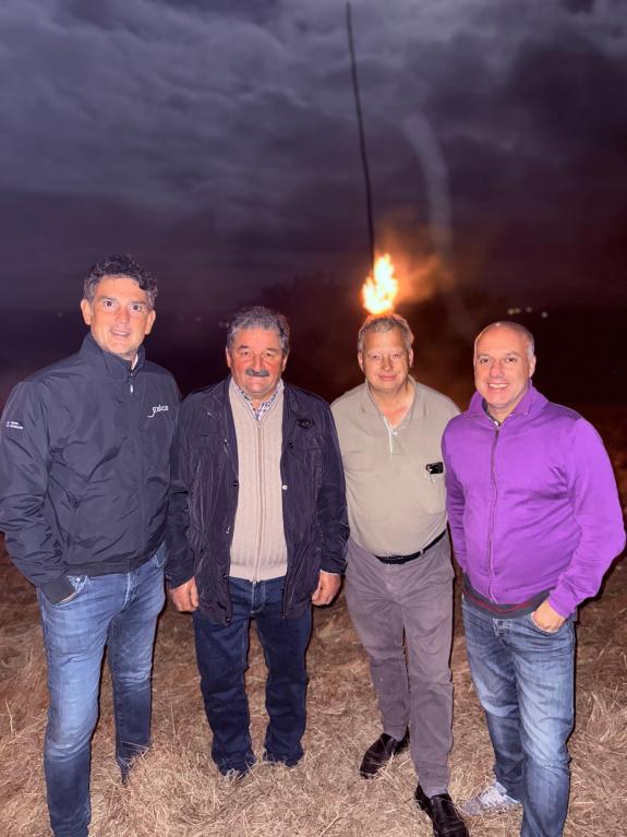 Imaxe da nova:Arias asiste á tradicional Queima das Fachas de Castelo, en Taboada, que se celebrou un ano máis co apoio da Xunta