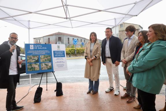 Imaxe da nova: A Xunta inviste preto de 425.000€ nas obras de acondicionamento e mellora da seguridade da estrada AC-543 ao seu paso por Brión