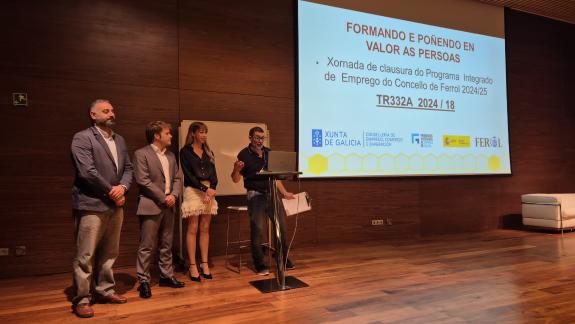 Imaxe da nova:A Xunta pon de relevo a incidencia do programa integrado de emprego de Ferrol na formación orientada á cobertura de vacantes na com...