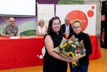 A Xunta e a Asociación Galega de Axuda aos Enfermos con Demencia Tipo Alzheimer premian a Rita Doallo co IV premio Simbad