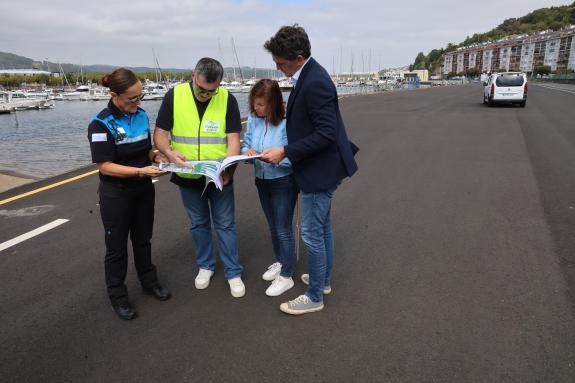 Imagen de la noticia:La Xunta moderniza el puerto de Viveiro con la mejora del pavimento y la instalación de iluminación led
