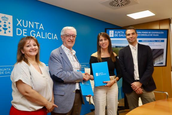 Imaxe da nova:A Xunta colabora co Concello de Valga na mellora das instalacións deportivas do municipio