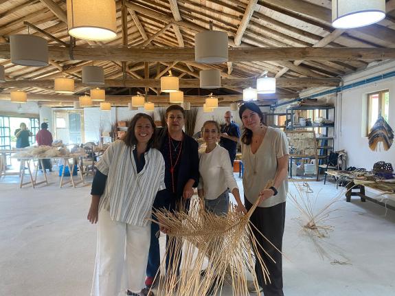 Imaxe da nova:A Xunta pecha en chantada un taller formativo dedicado aos oficios artesanais do vimbio e do liño