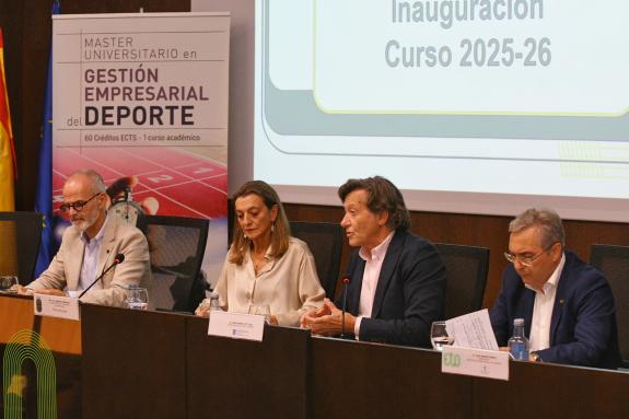 Imagen de la noticia:Lete remarca a importancia do deporte en Galicia cun impacto do 1,3% do PIB na inauguración do Máster de Xestión Empresarial...