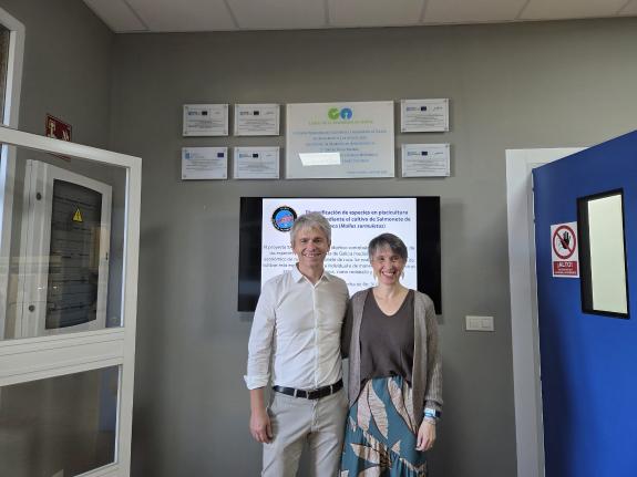 Imaxe da nova:A Xunta e o CETGA estudan novas liñas de colaboración e destacan os avances na investigación do cultivo en catividade do salmonete ...
