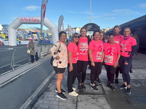 Imaxe da nova:Belén do Campo participou na Carreira da Muller na Coruña para loitar contra o cancro e combater a violencia de xénero e as desigua...