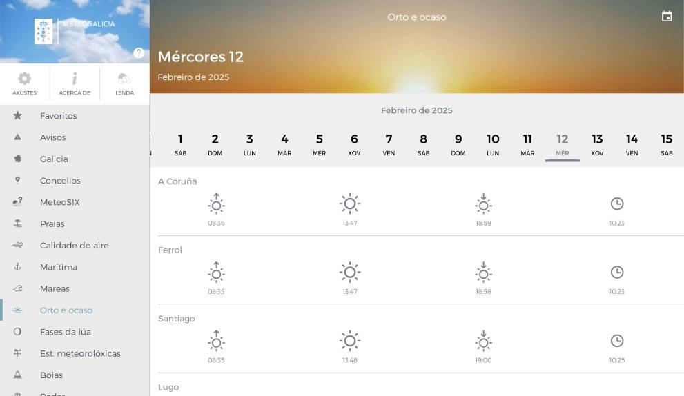 Imaxe asociada a MeteoGalicia: 10