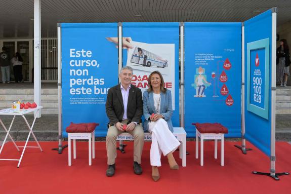 Imaxe da nova:A Xunta anima aos estudantes da Universidade da Coruña a seguir aumentando as doazóns de sangue, que o pasado ano subiron un 1,3 % ...