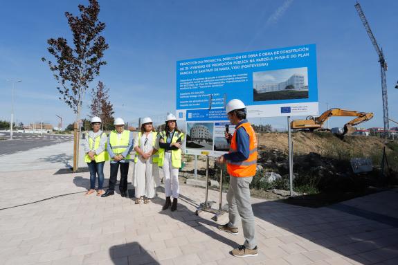 Imagen de la noticia:La Xunta inicia en Vigo las obras de 35 viviendas de promoción pública pioneras en el uso de técnicas industrializadas, con ...