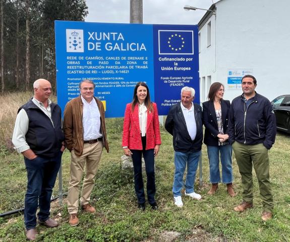 Imaxe da nova:Medio Rural comeza as obras para dotar dunha rede de 30 novos camiños á parcelaria de Triabá, no concello de Castro de Rei