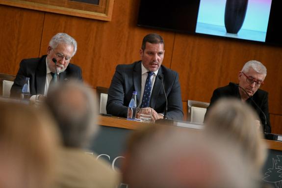 Imaxe da nova:López Campos erixe o libro ‘Colección de arte do Parlamento’ como “esencial para facer chegar  a nosa riqueza artística a todo o po...