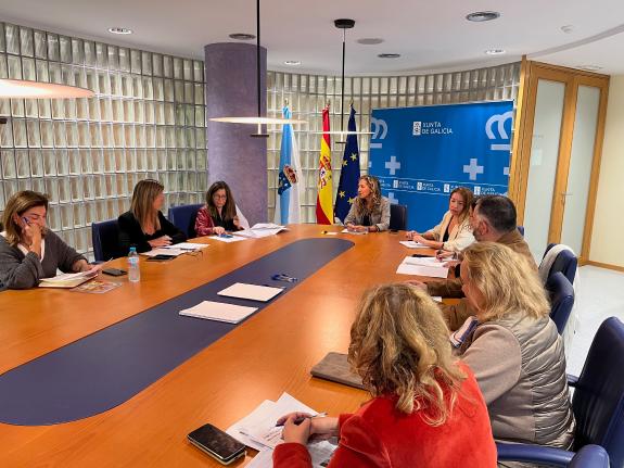Imaxe da nova:Martina Aneiros preside a primeira comisión territorial de coordinación da delegación da Xunta en Ferrol tralo inicio do curso polí...