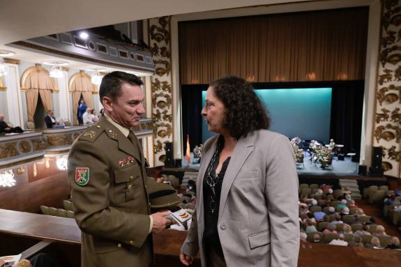 Imaxe da nova:Belén do Campo asiste ao concerto da Unidade de Música do Cuartel Xeneral do Mando de Apoio á Manobra con motivo do Día da Festa Na...