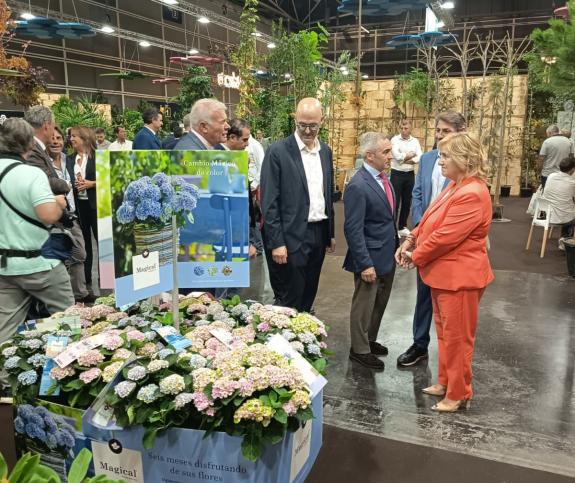 Imaxe da nova:Medio Rural promociona na feira Iberflora de Valencia o sector galego da planta ornamental e a flor cortada