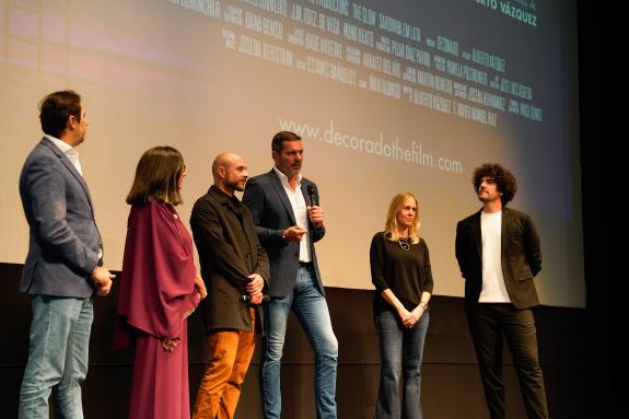 Imaxe da nova:López Campos subliña o potencial da animación galega na preestrea de ‘Decorado’, a nova longametraxe de Alberto Vázquez