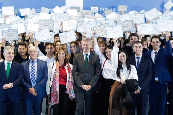 Imagen de la noticia:Rueda pone en valor la búsqueda de la excelencia por parte del alumnado de las universidades gallegas como parte de la marca...