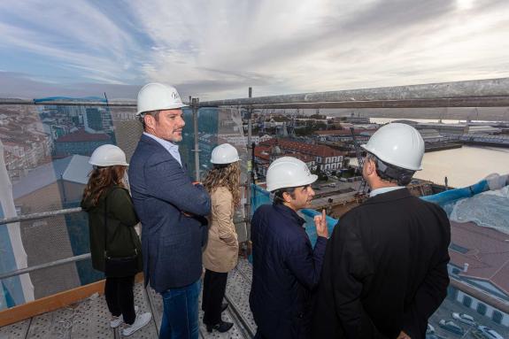 Imaxe da nova:López Campos anuncia que a Xunta rematará as obras de restauración da concatedral de San Xiao de Ferrol no primeiro trimestre de 20...