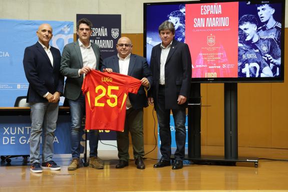 Imagen de la noticia:La selección española de fútbol sub-21 jugará en Lugo un partido de clasificación para el Europeo con el apoyo de la Xunta
