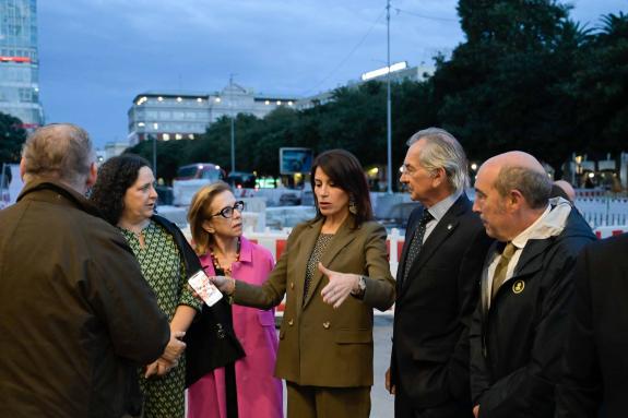 Imaxe da nova:A conselleira María M. Allegue pon en valor o traballo dos enxeñeiros a prol dunha Galicia máis vertebrada e reivindica o esforzo l...