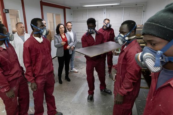 Imaxe da nova:Belén do Campo destaca o papel do Centro de Formación para o Emprego de Santiago como un referente na cualificación profesional e n...