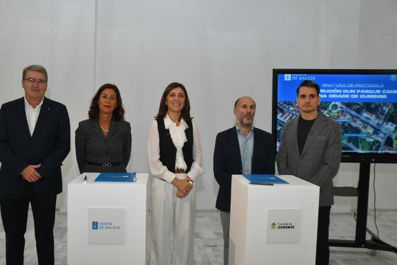 Imagen de la noticia:La Xunta avanza con el Ayuntamiento de Ourense en la construcción del segundo gran parque canino urbano de la comunidad