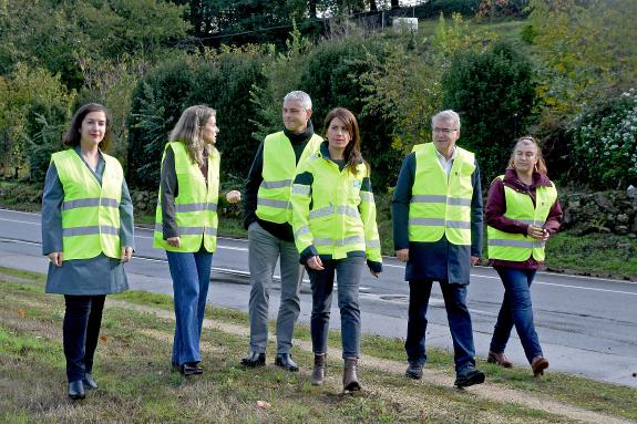 Imaxe da nova:A Xunta licita por 1,5 M€ as obras da senda de 2,3 km ao longo da estrada OU-402 en Reza, no concello de Ourense