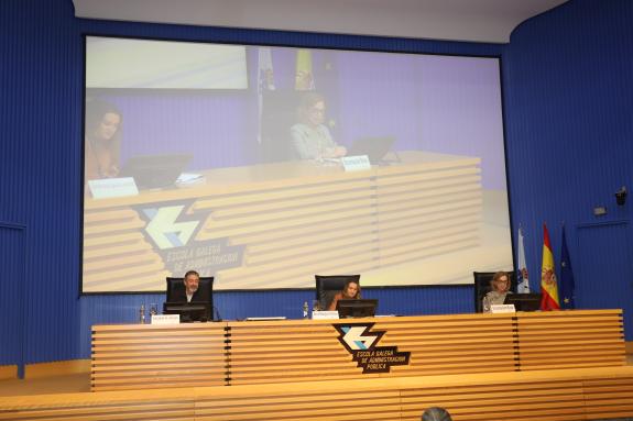 Imaxe da nova:A directora da EGAP clausura o Curso Superior de Técnico de Urbanismo celebrado na escola