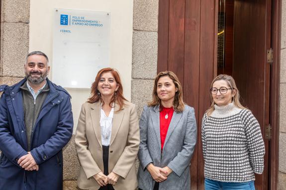 Imagen de la noticia:La Xunta destaca las nuevas instalaciones del polo de emprendimiento de Ferrol y su alianza estratégica con la Cámara de Com...