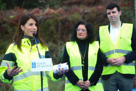 Imaxe da nova:A Xunta inicia as obras do segundo treito da autovía Santiago-A Estrada, entre Pontevea e O Rollo, que suporá un investimento de má...