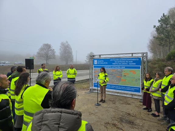 Imagen de la noticia:A Xunta licita as obras de mellora da estrada OU-540, entre Celanova e Bande, ao paso por Verea,  que suporán un investiment...