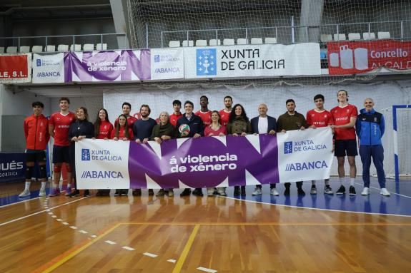 Imagen de la noticia:El Emevé dedica el partido del sábado frente al Sayre de Islas Canarias a la campaña de la Xunta contra la violencia de géne...